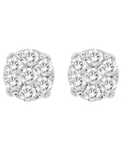 [10K, 1/4 Ct.T.W] Yellow Gold Diamond Earring Set