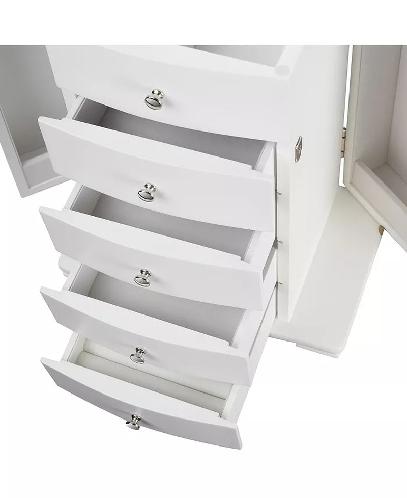 Contemporary White Jewelry Box