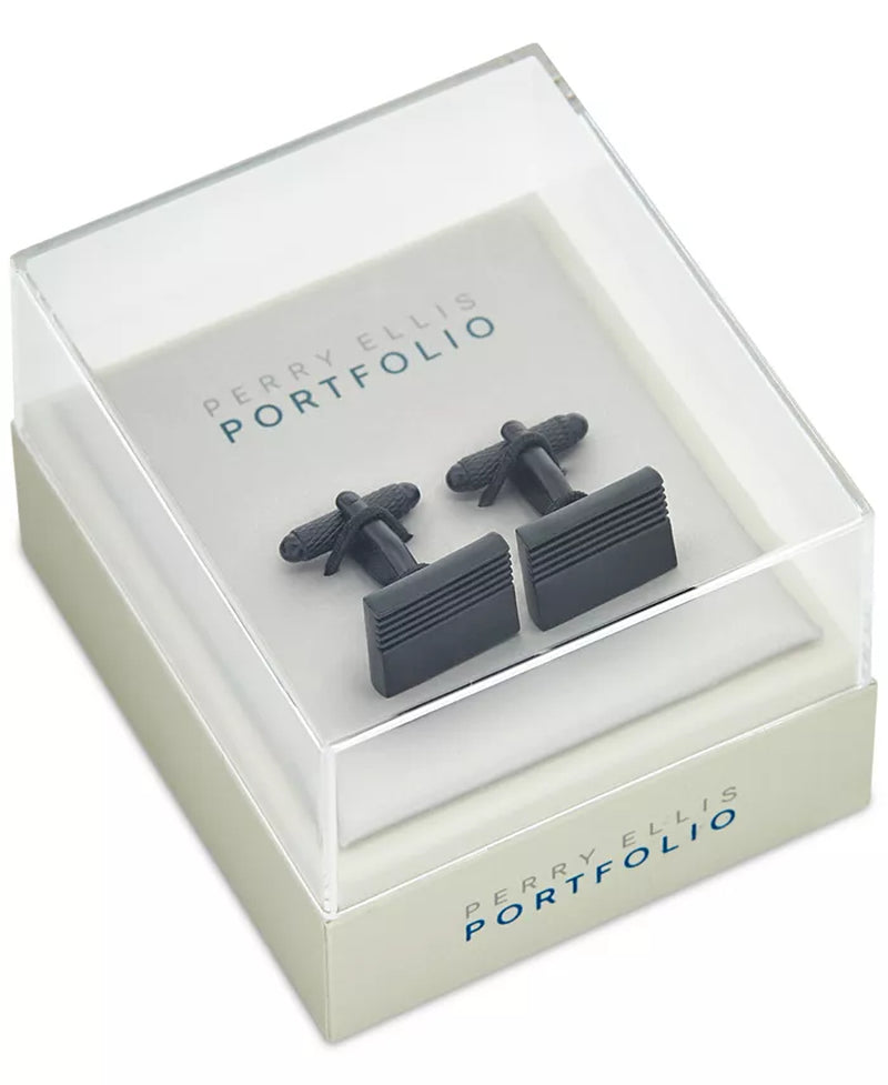 Perry Ellis Gunmetal Style Cufflinks