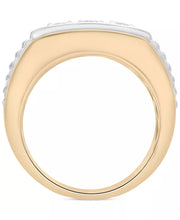 Men'S Diamond Two-Tone Statement Ring (1 Ct. T.W.) in 10K Gold