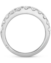 [18K, 3 Ct. T.W.] White Gold Diamond Round Halo Bridal Set