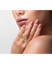 D'Oro by EFFYÂ® Diamond Woven Ring (1 Ct. T.W.) in 14K Yellow Gold (Also Available in White Gold)