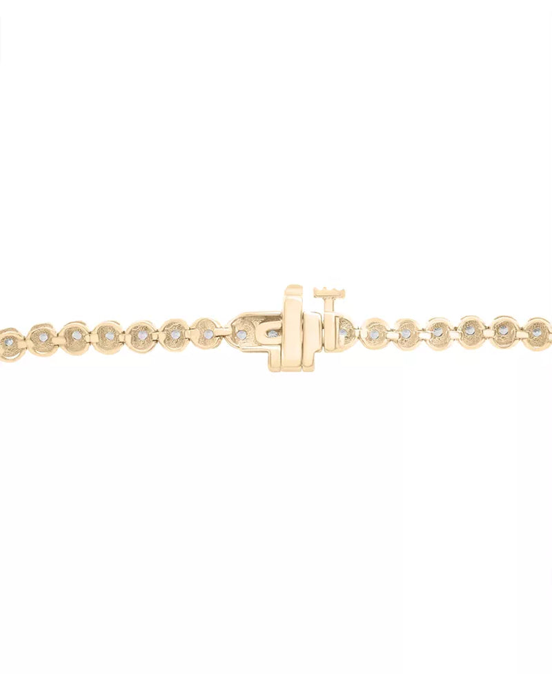 [1/2 Ct. T.W.] 10K Yellow Gold Diamond Bracelet