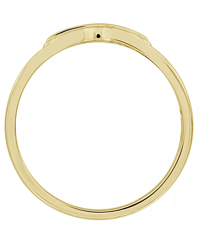 [10K] Yellow Gold Men's Diamond Accent Band