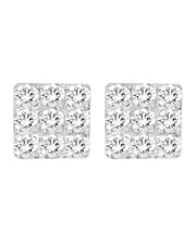 [10K, 1/4 Ct. T.W.] Yellow Gold Mens Diamond Earring Set