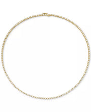 [10K, 5-7/8 Ct. T.W.] Gold & Diamond Mens 24" Necklace