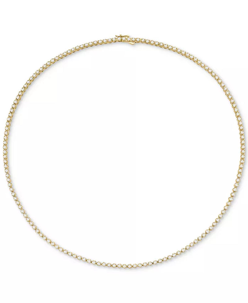 [10K, 5-7/8 Ct. T.W.] Gold & Diamond Mens 24" Necklace