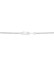 [14K, 4 Ct. T.W.] White Gold Diamond Four-Claw 17" Collar Necklace