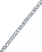 [14K, 1 Ct. T.W.] Gold-Plated Sterling Silver Diamond Tennis Bracelet