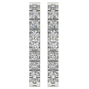 Hoops Earrings round Diamond 